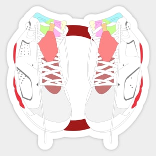 White Shoes Sticker